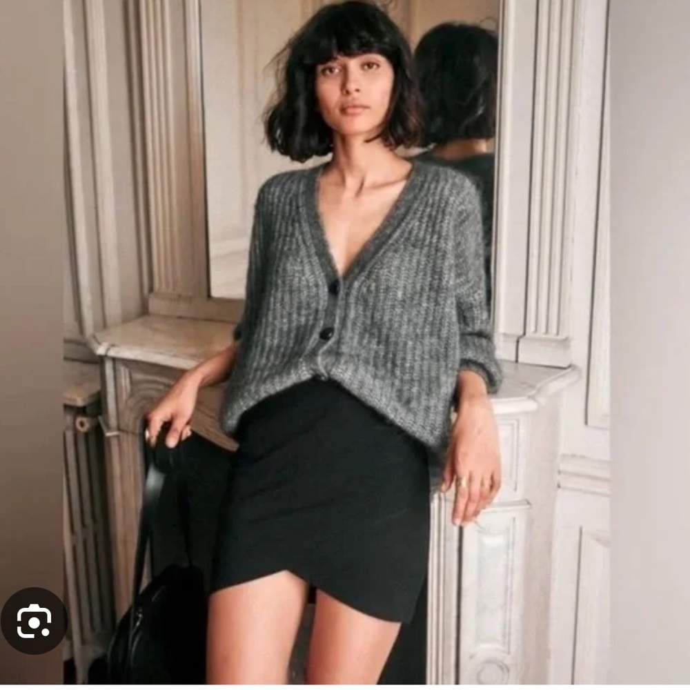 Sezane Calvi Skirt in Gray, Size M